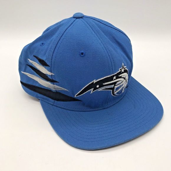 Mitchell & Ness Orlando Magic NBA Ball Cap Snapback Embroidered 3D Logo Blue Hat - Picture 3 of 13